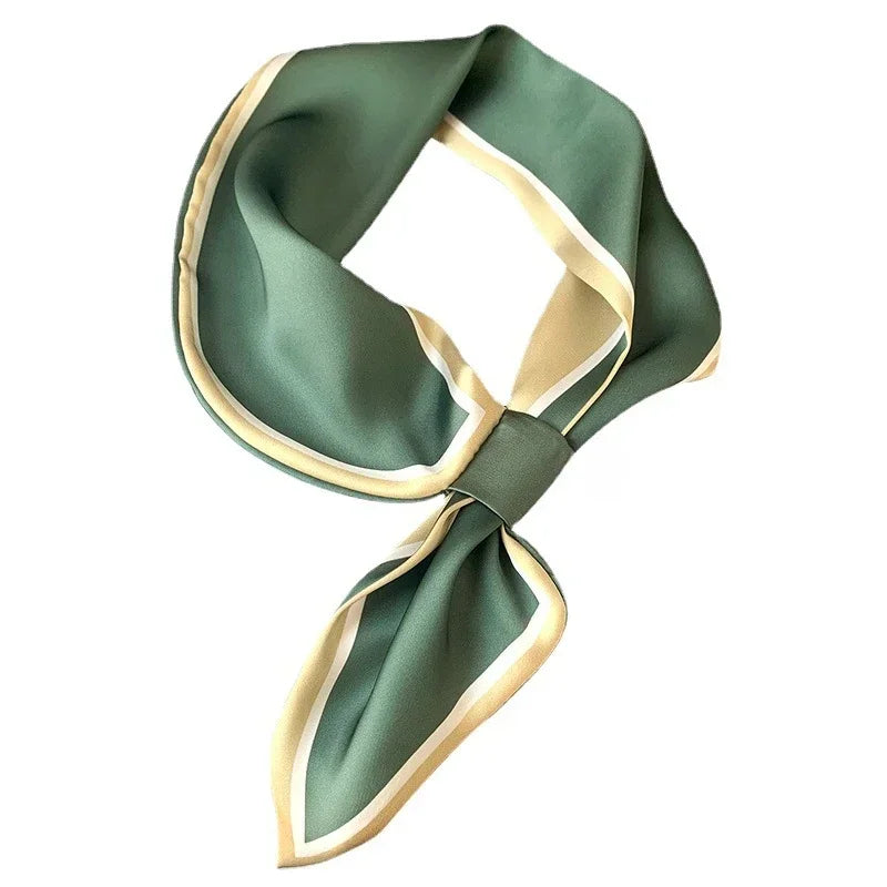 Silk Hair Ribbon Scrunchies – Print Set