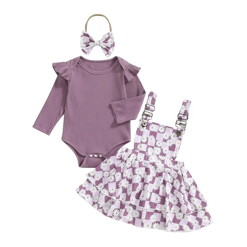 Baby Girl Knit Sweater Skirt Set