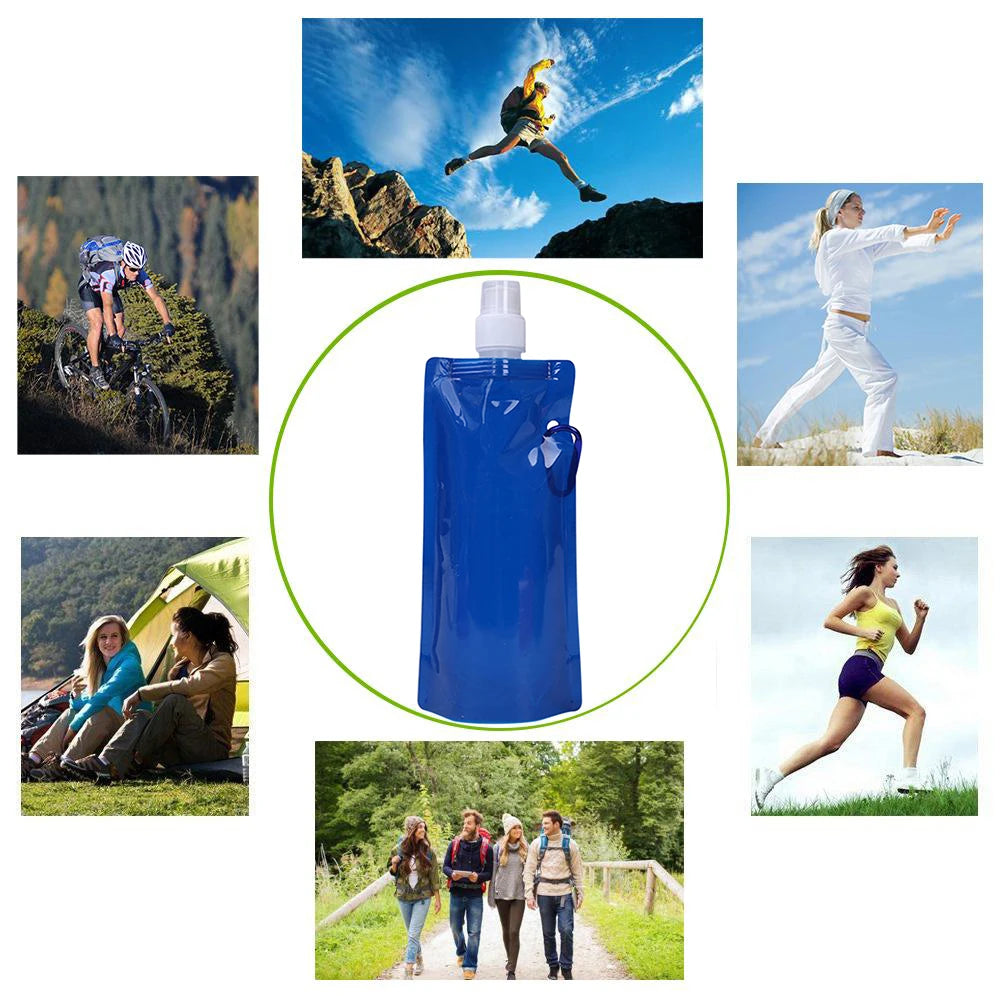 480/700ml Collapsible Water Bottle