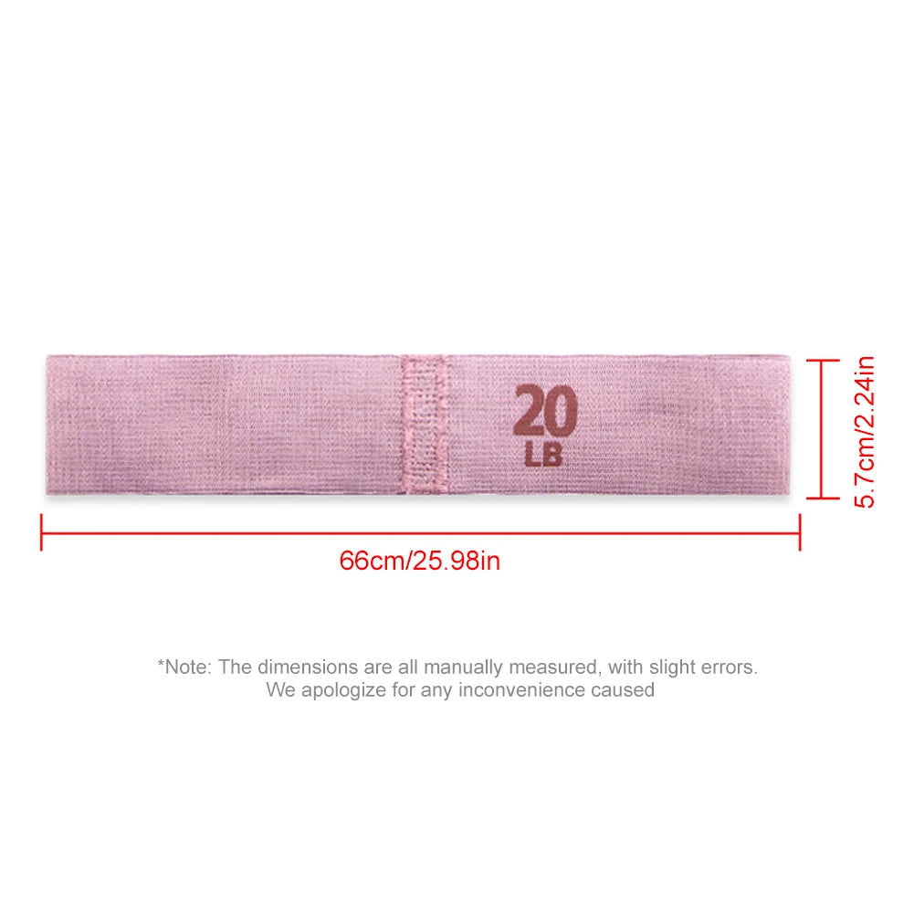 Anti-Slip Pilates Glute Bands Set