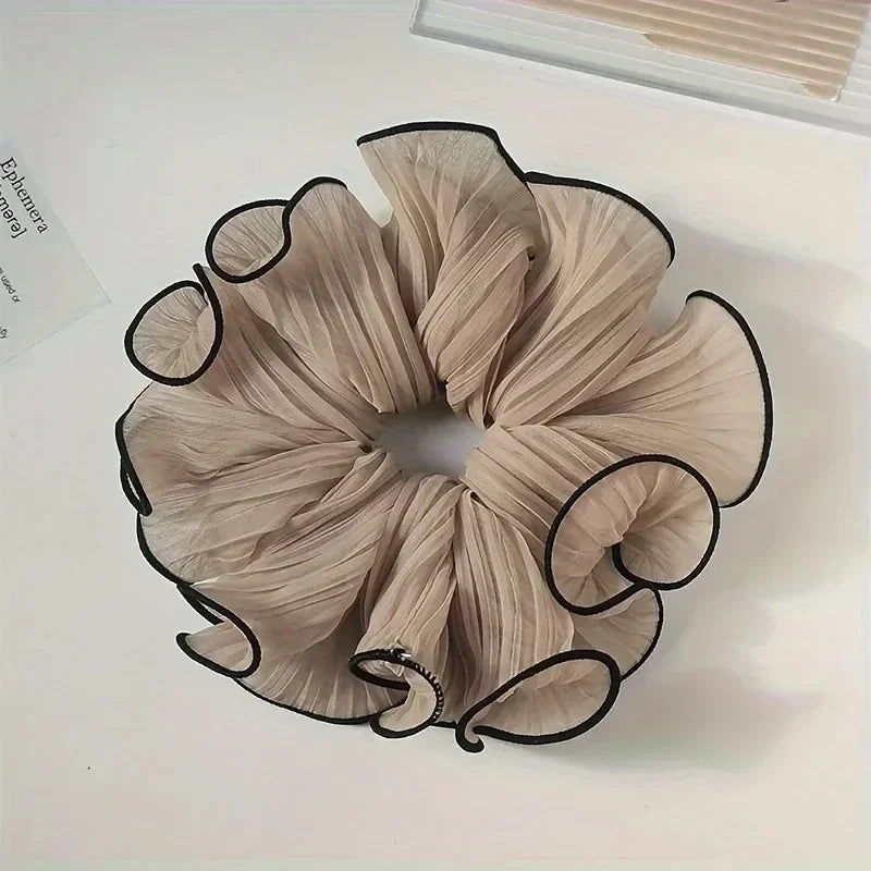 Korean Retro Oversize Chiffon Scrunchies