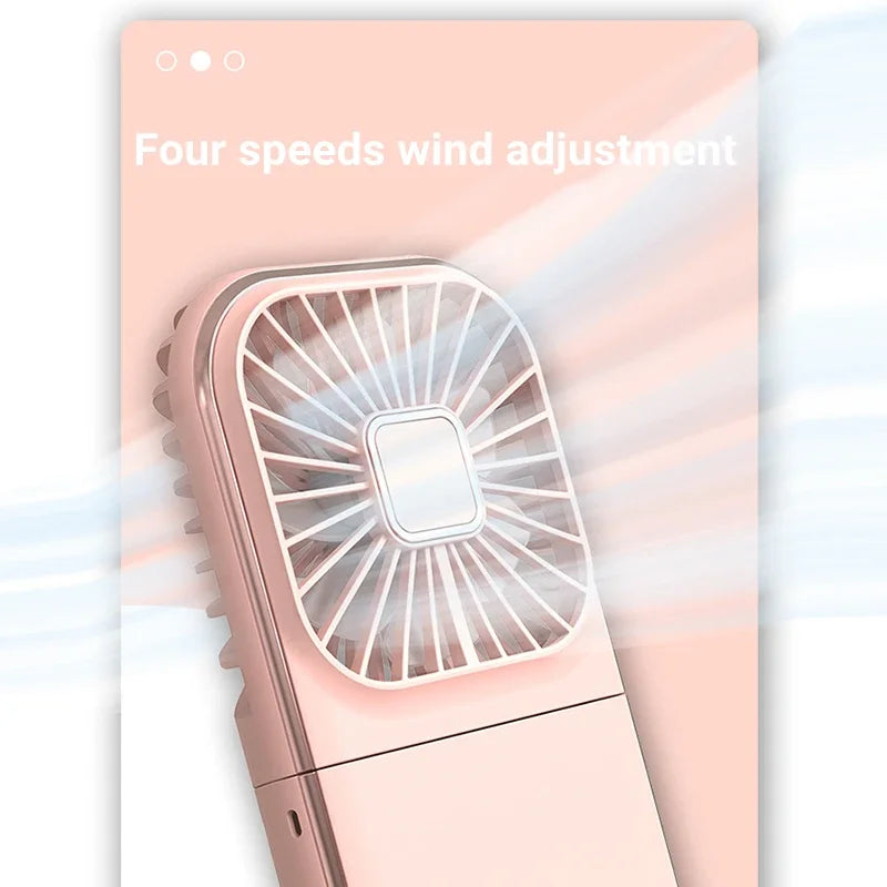 Tragbarer Mini-USB-Hals- und Handventilator 3000 mAh