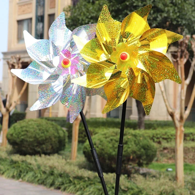 Laser Bird Repellent Windmill Spinner