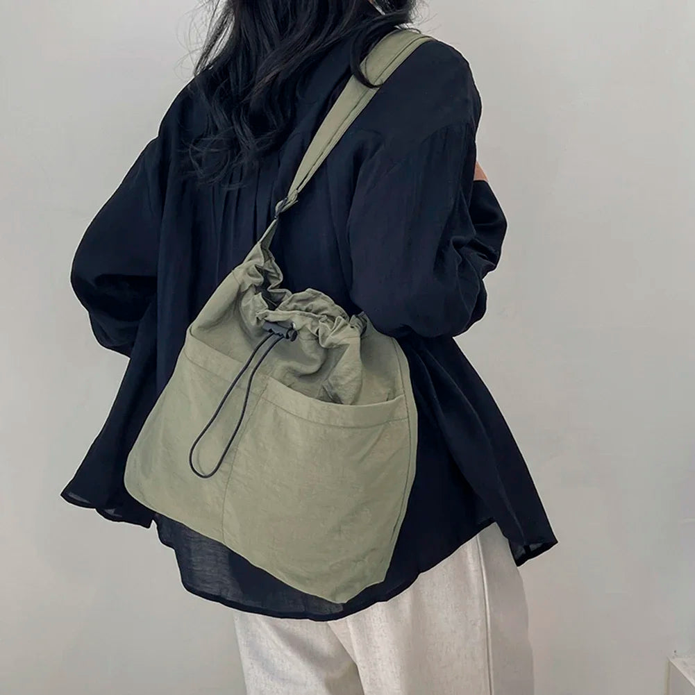 Women's Large Nylon Crossbody Bag