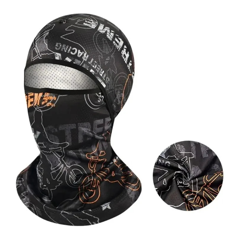 Summer Ice Silk Cooling Cycling Balaclava