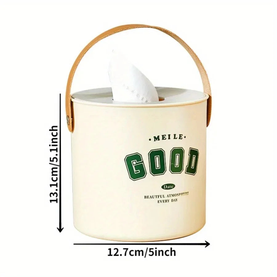 Round Dustproof Toilet Paper Holder