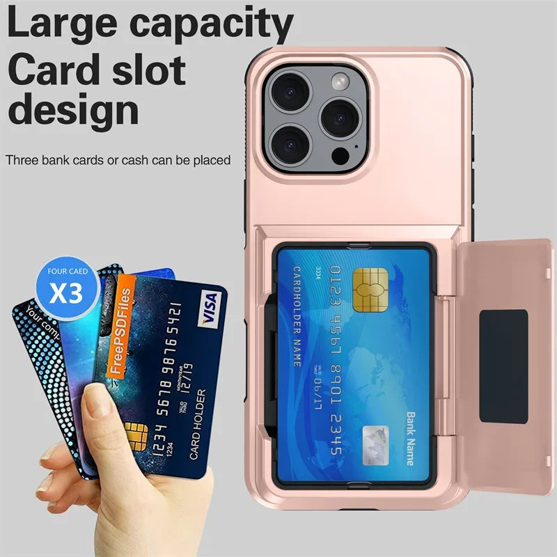 Card Wallet Flip Stand iPhone Case