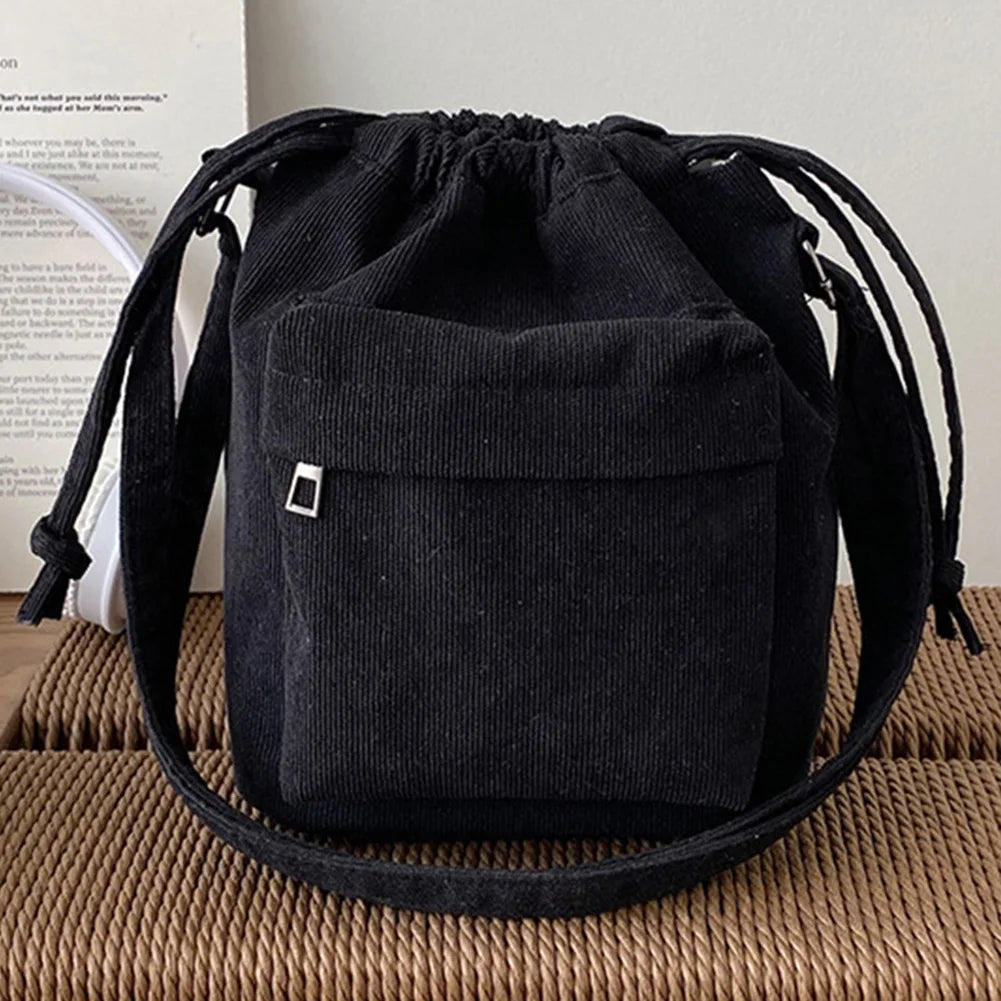Corduroy Crossbody Shoulder Bag Women