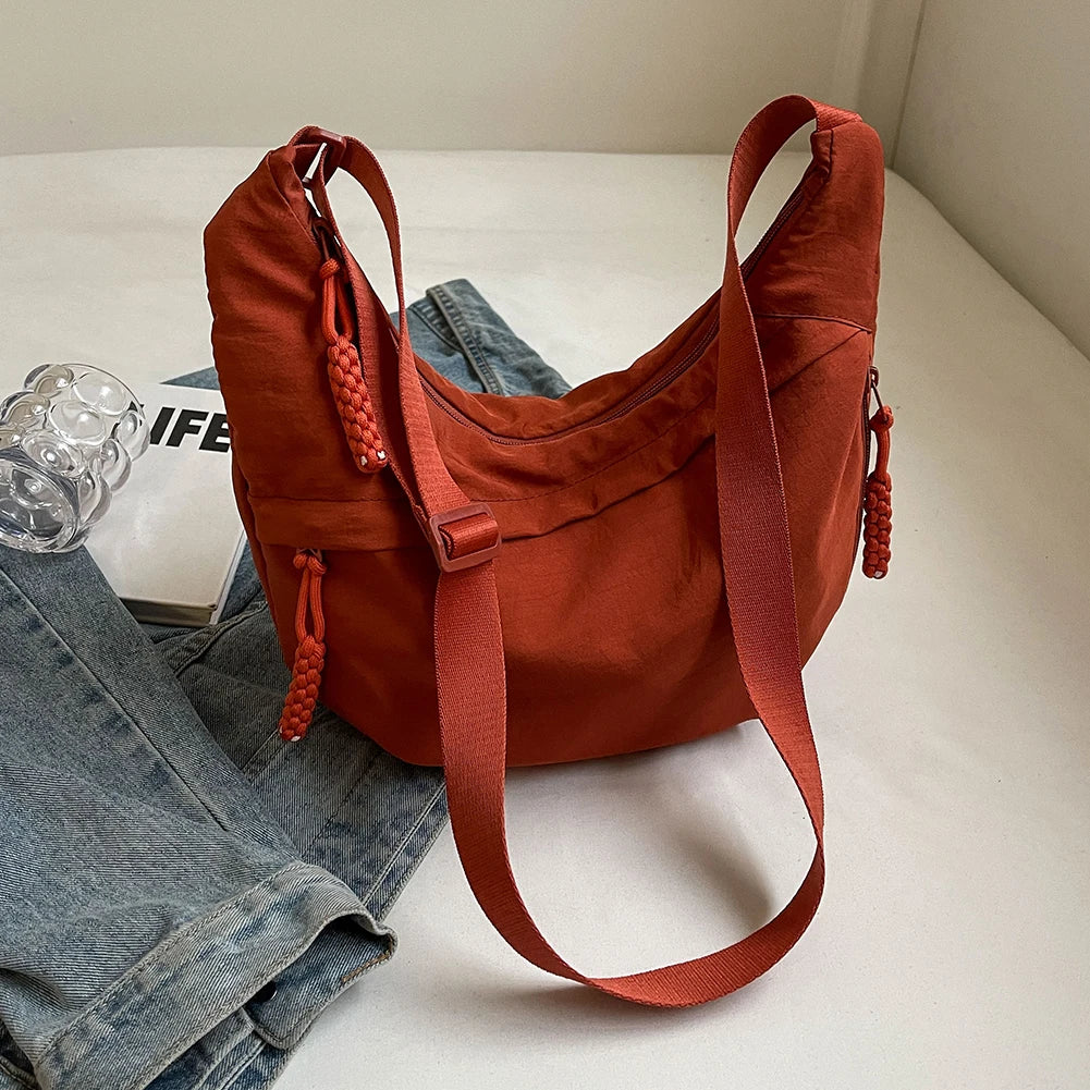 Soft Cloth Women's Crossbody Bag