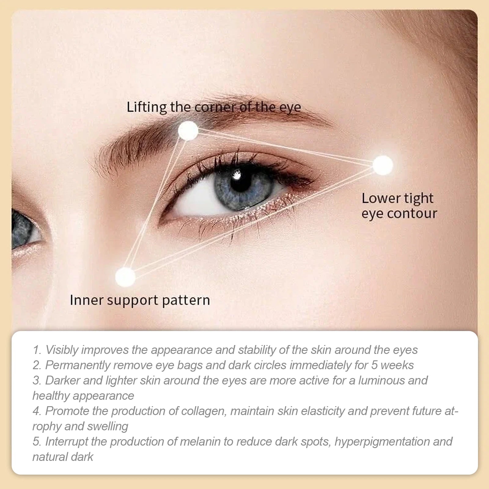 Jaysuing 24K Gold Collagen Eye Mask