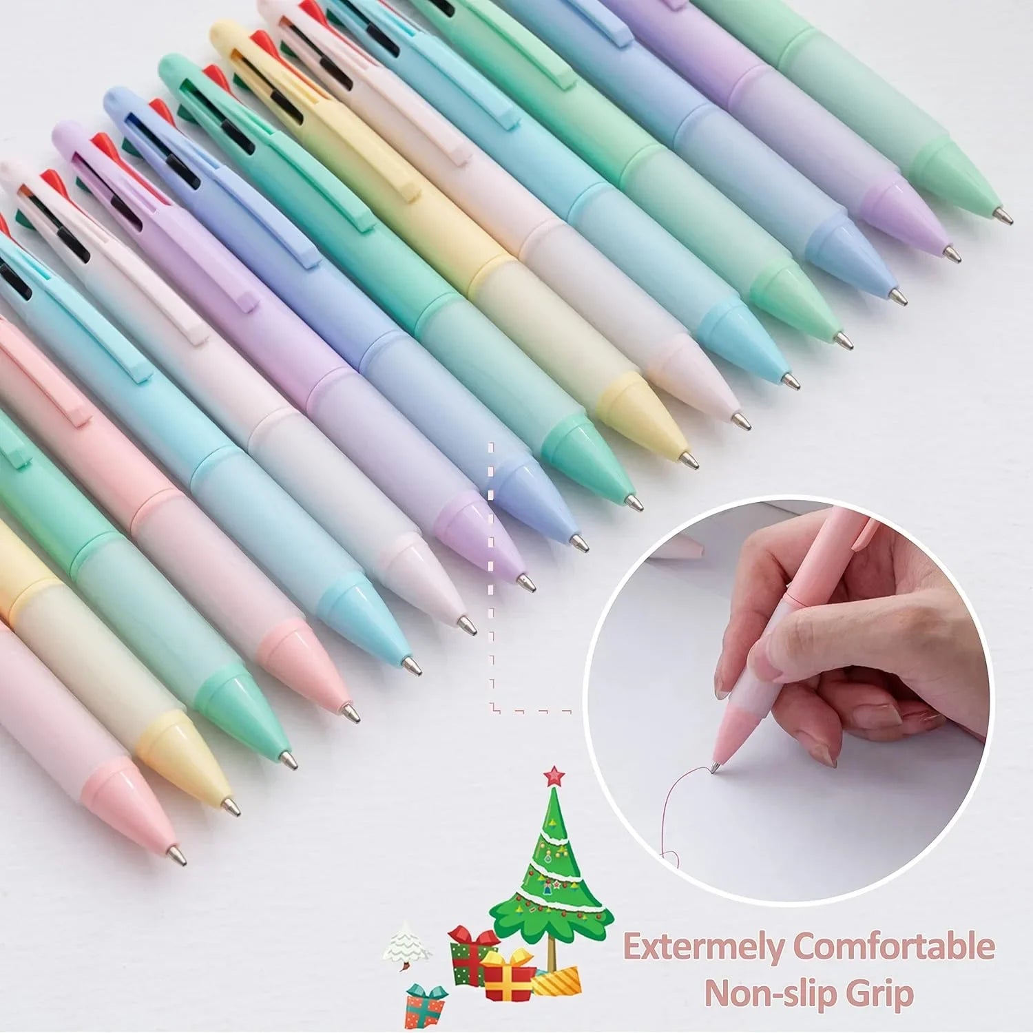 4-in-1 Multicolor Ballpoint Pens – 8 Pack