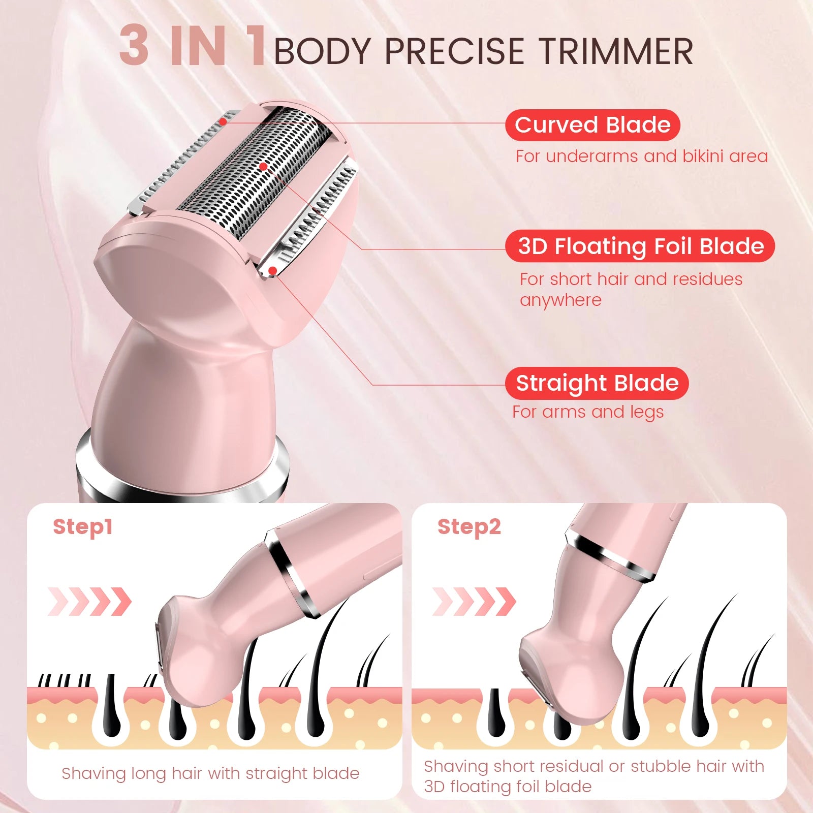 Sejoy 4-in-1 Electric Lady Shaver