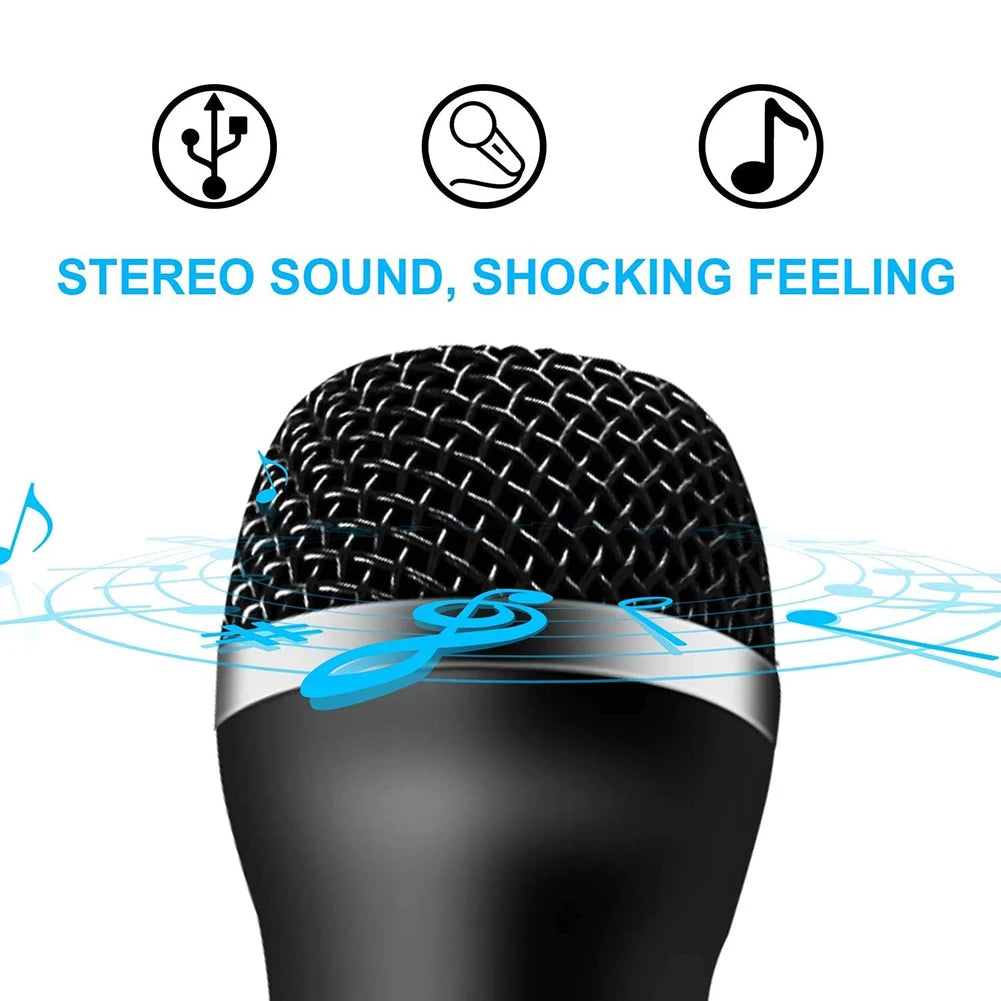 Universelles kabelgebundenes USB-Karaoke-Mikrofon 