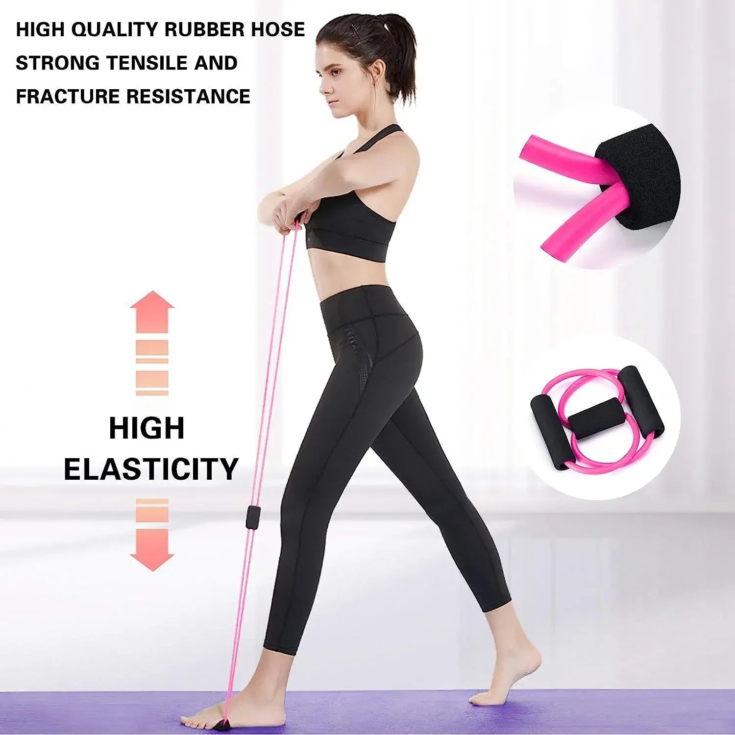 Yoga Band 8-Loop Chest Expander Rope