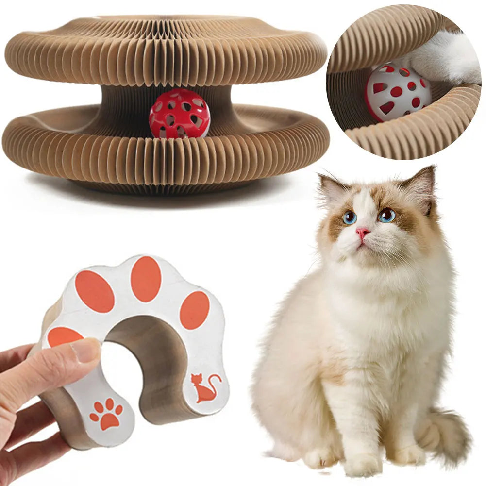 Magic Organ Foldable Cat Scratcher Toy