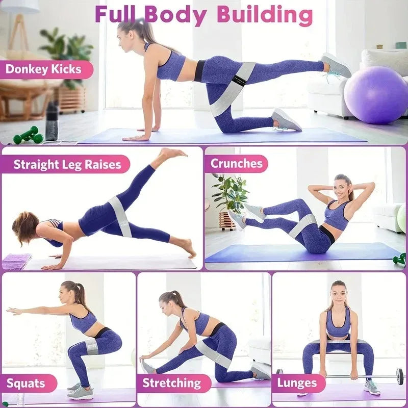 Gradient Crochet Deep Squat Resistance Band
