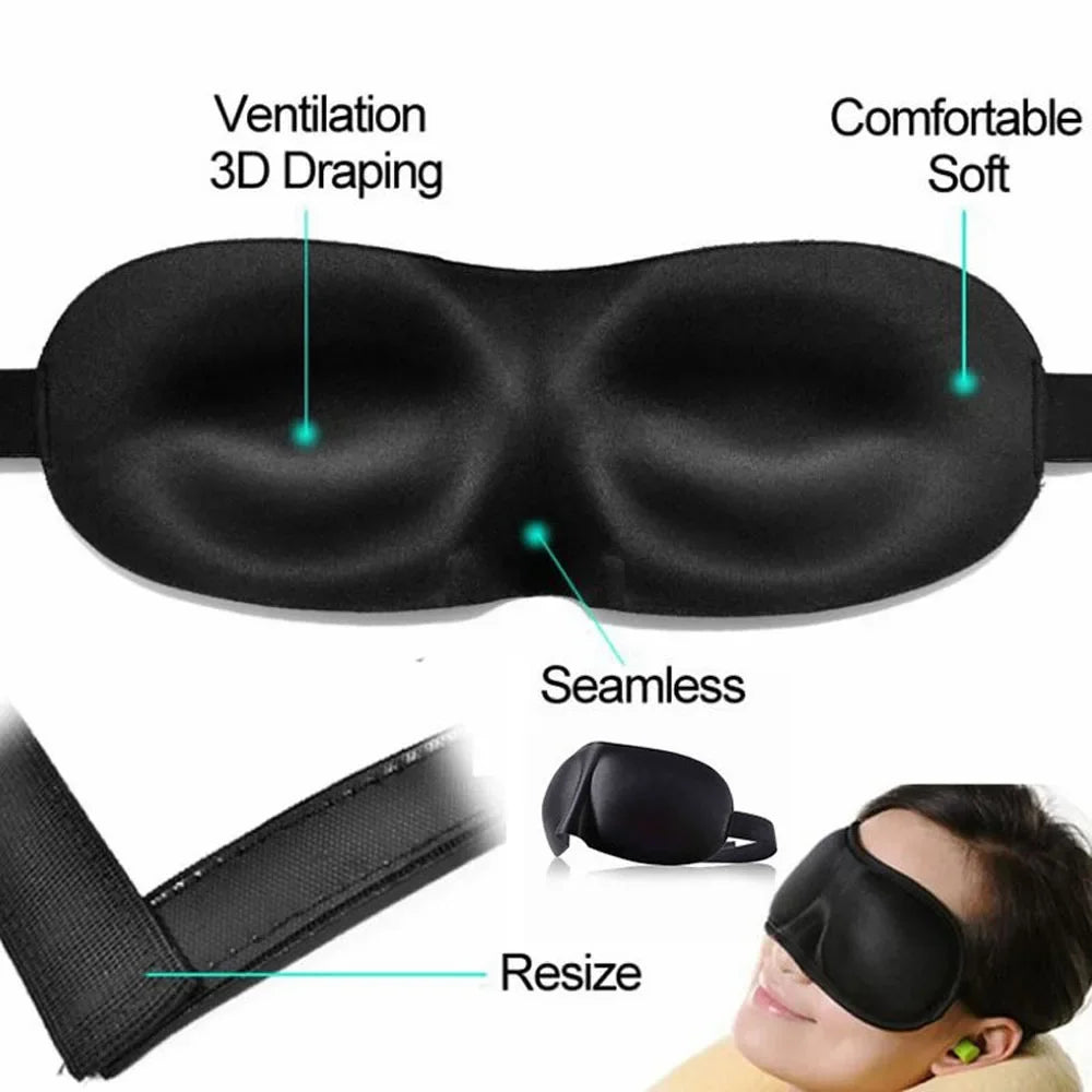 3D Soft Padded Sleeping Eye Mask