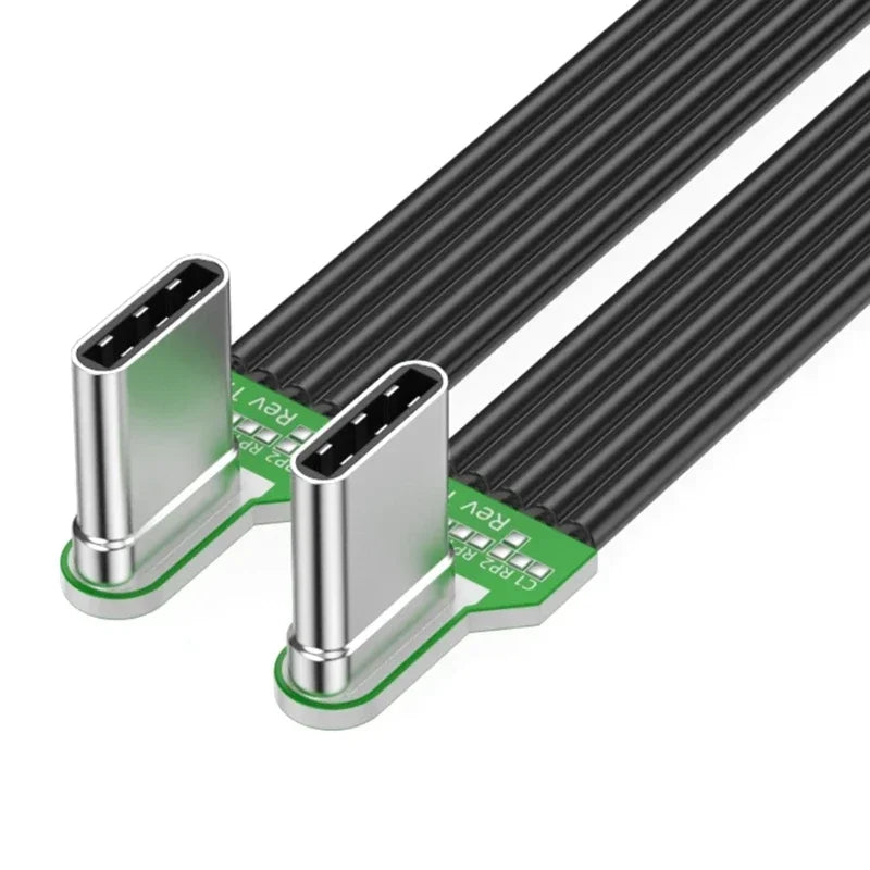 USB-C-Winkelkabel 60 W schnell