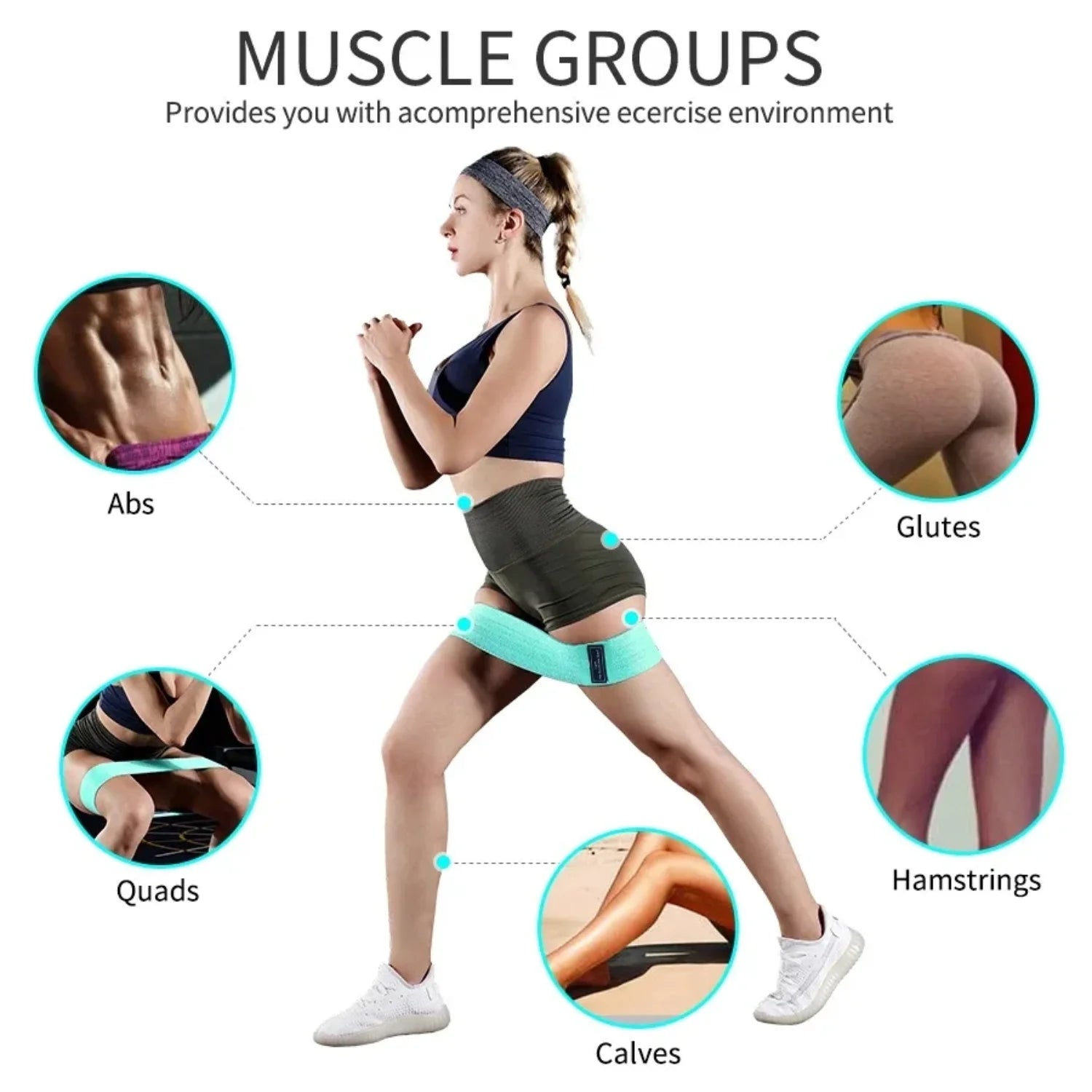 Glute & Thigh Resistance Booty Bands