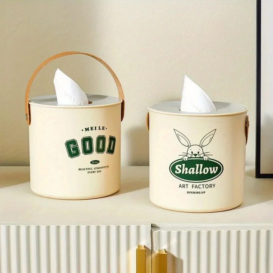Round Dustproof Toilet Paper Holder