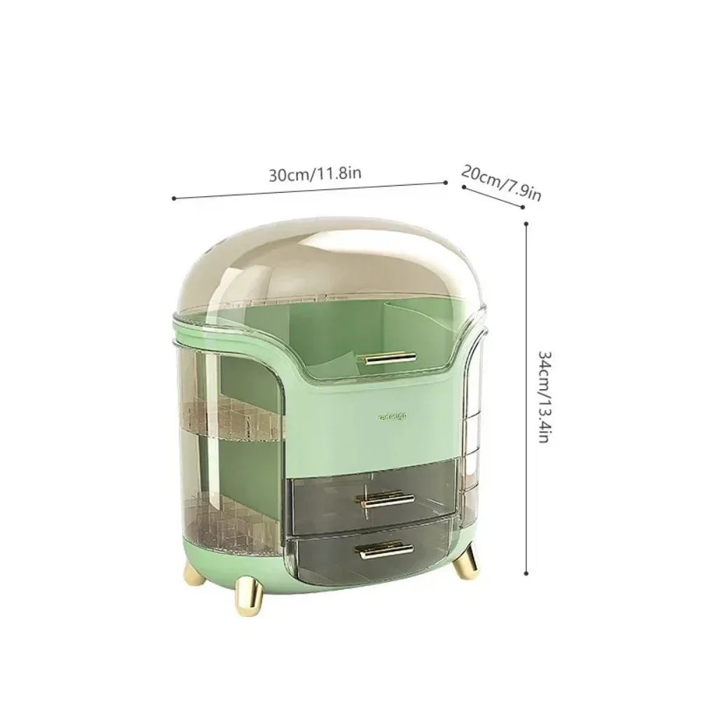 Transparente Make-up-Schmuck-Organizer-Box