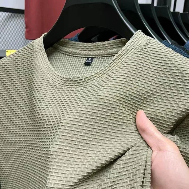Summer Men’s Ice Silk Quick-Dry Tee