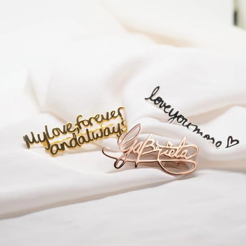 DUOYING Vintage Personalized Brooch