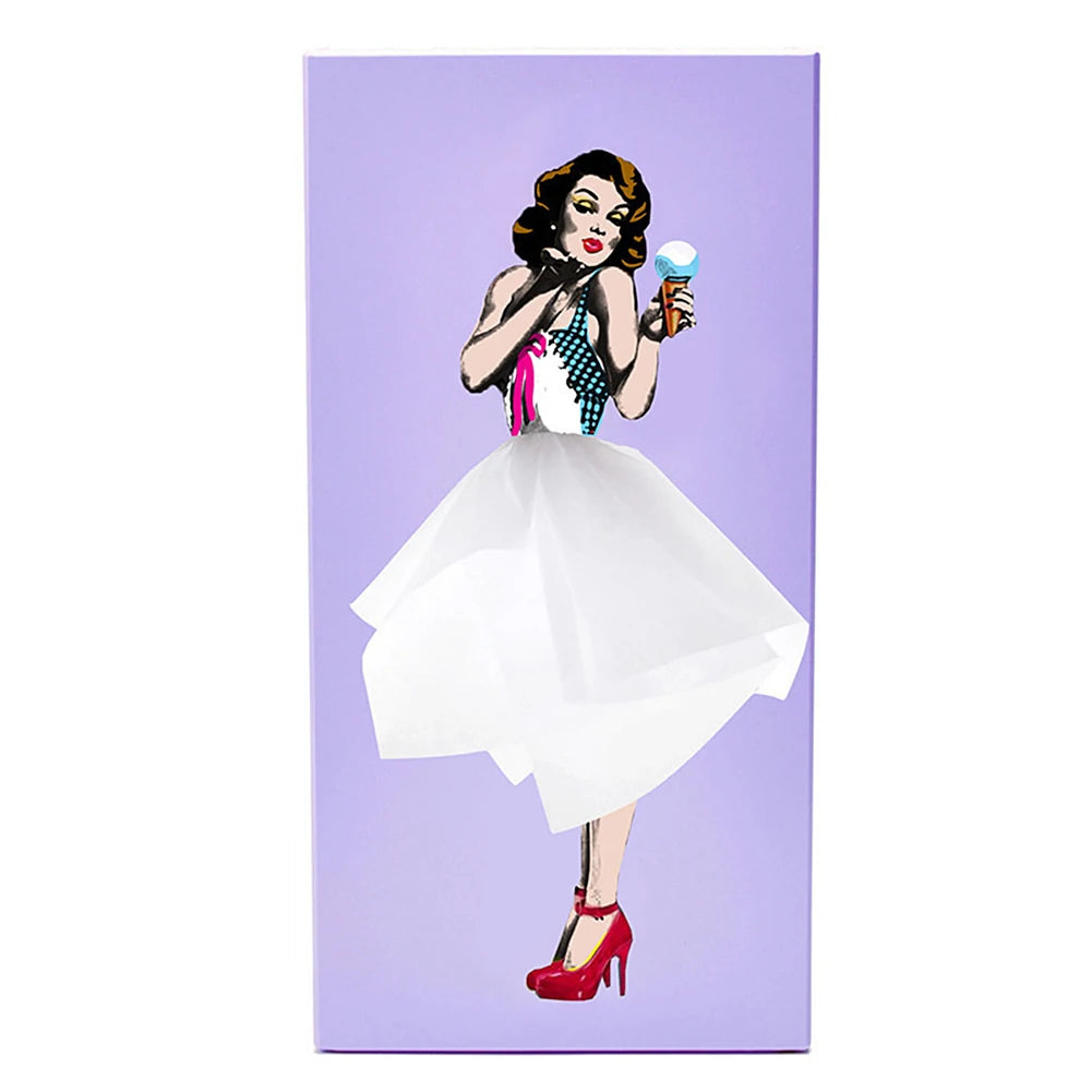 Classy Girl Retro Tissue Box Case
