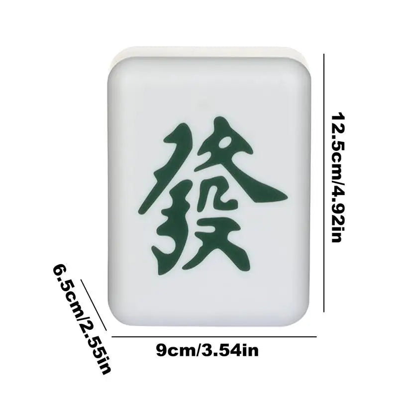 USB Rechargeable LED Mahjong Night Lamp