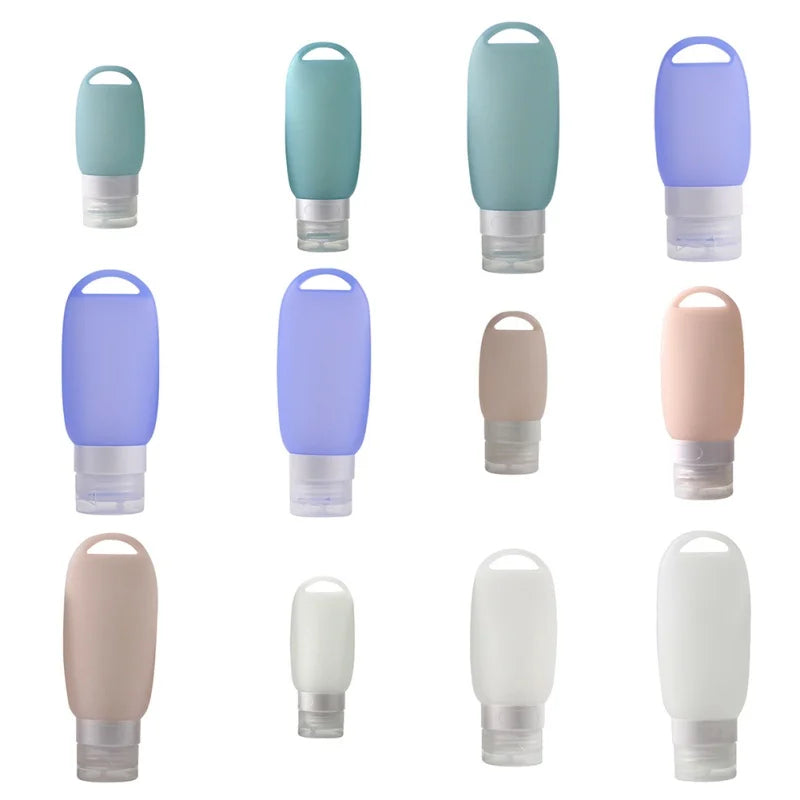 Silicone Refillable Travel Bottles Set