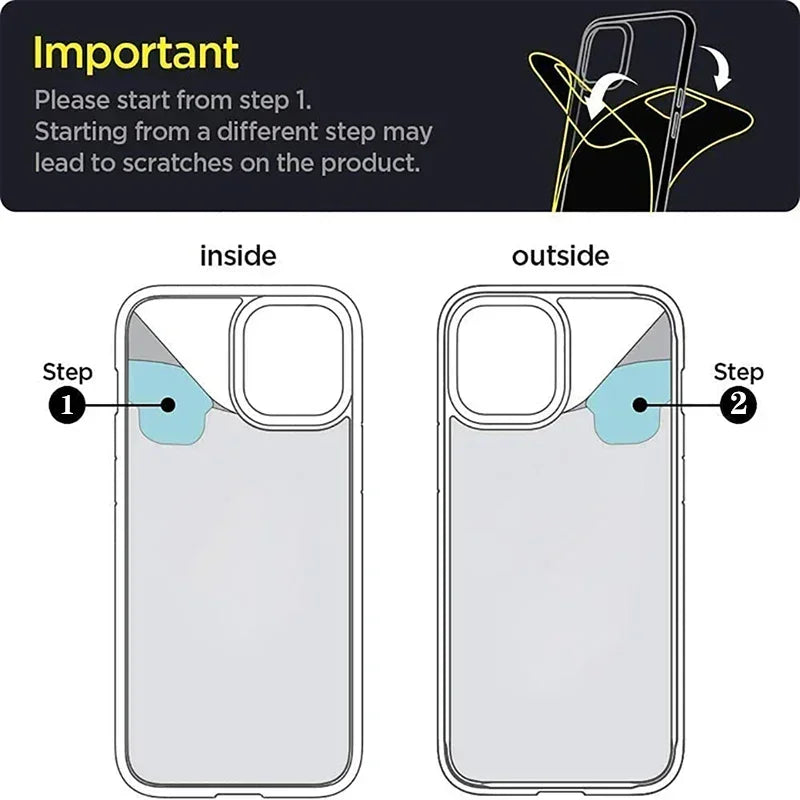 Hybrid Shockproof Clear Case for Samsung