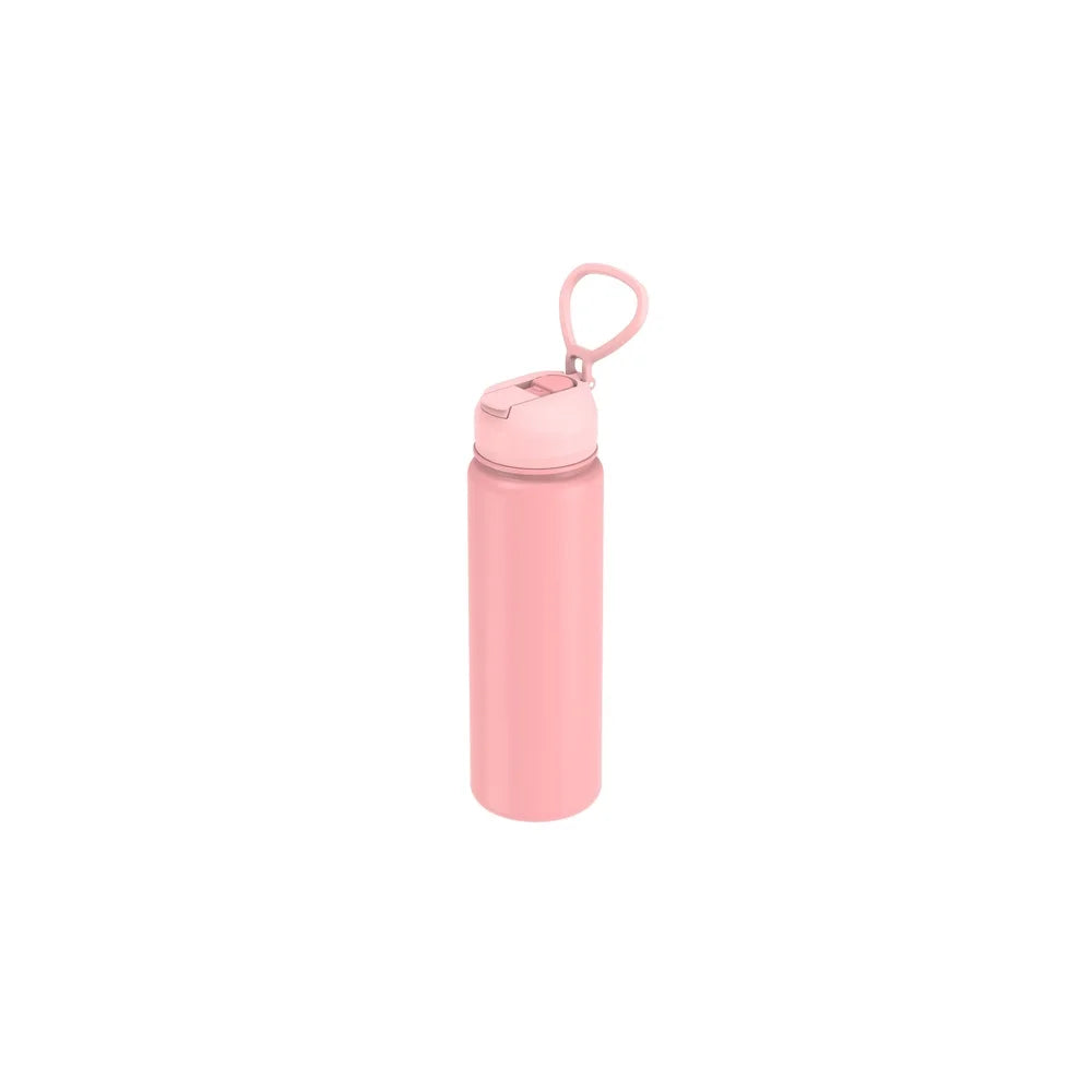 24oz Pink Stainless Steel Water Bottle