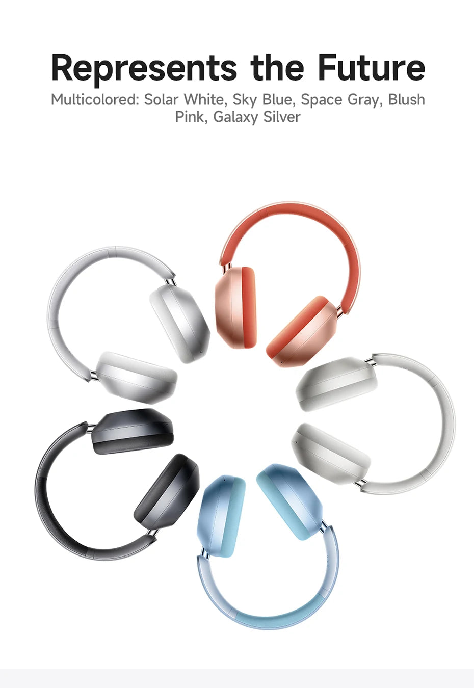 Picun F6 ANC Wireless Hi-Res Headphones