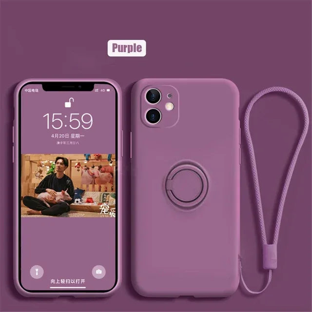 Luxury Magnetic Ring iPhone Case Cover