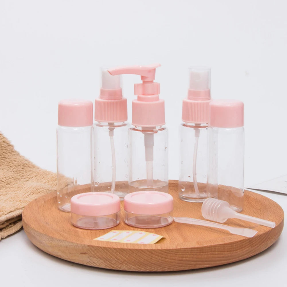 Silicone Travel Bottles with Bag Set