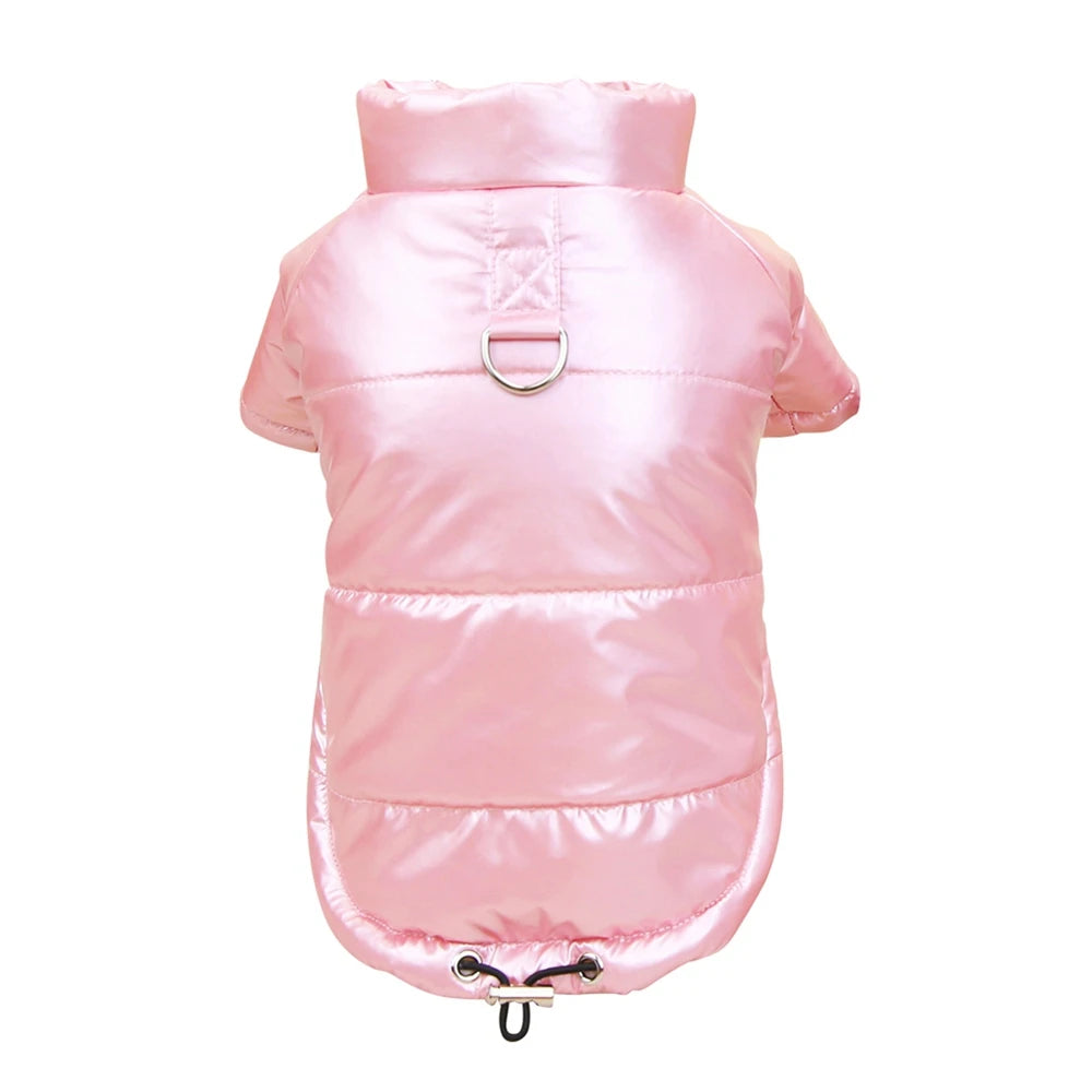 Glossy Winter Coat for Small Dogs