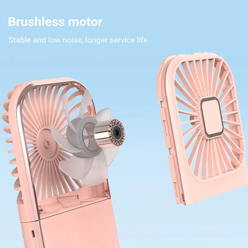 Tragbarer Mini-USB-Hals- und Handventilator 3000 mAh