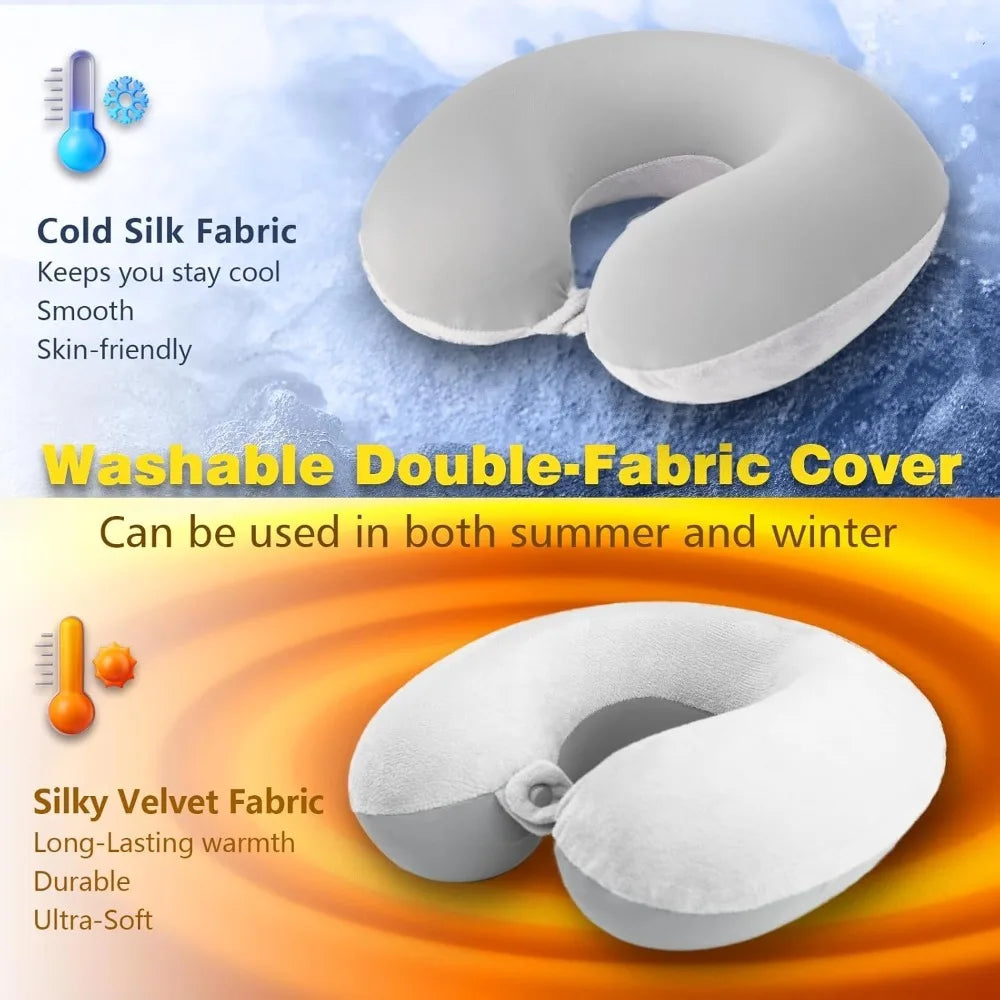 U-Shape Memory Foam Travel Pillow