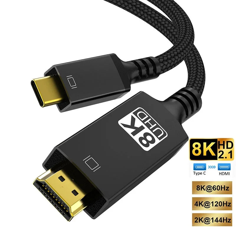MIZIQIER USB-C-auf-HDMI 2.1-Adapter 8K 60Hz