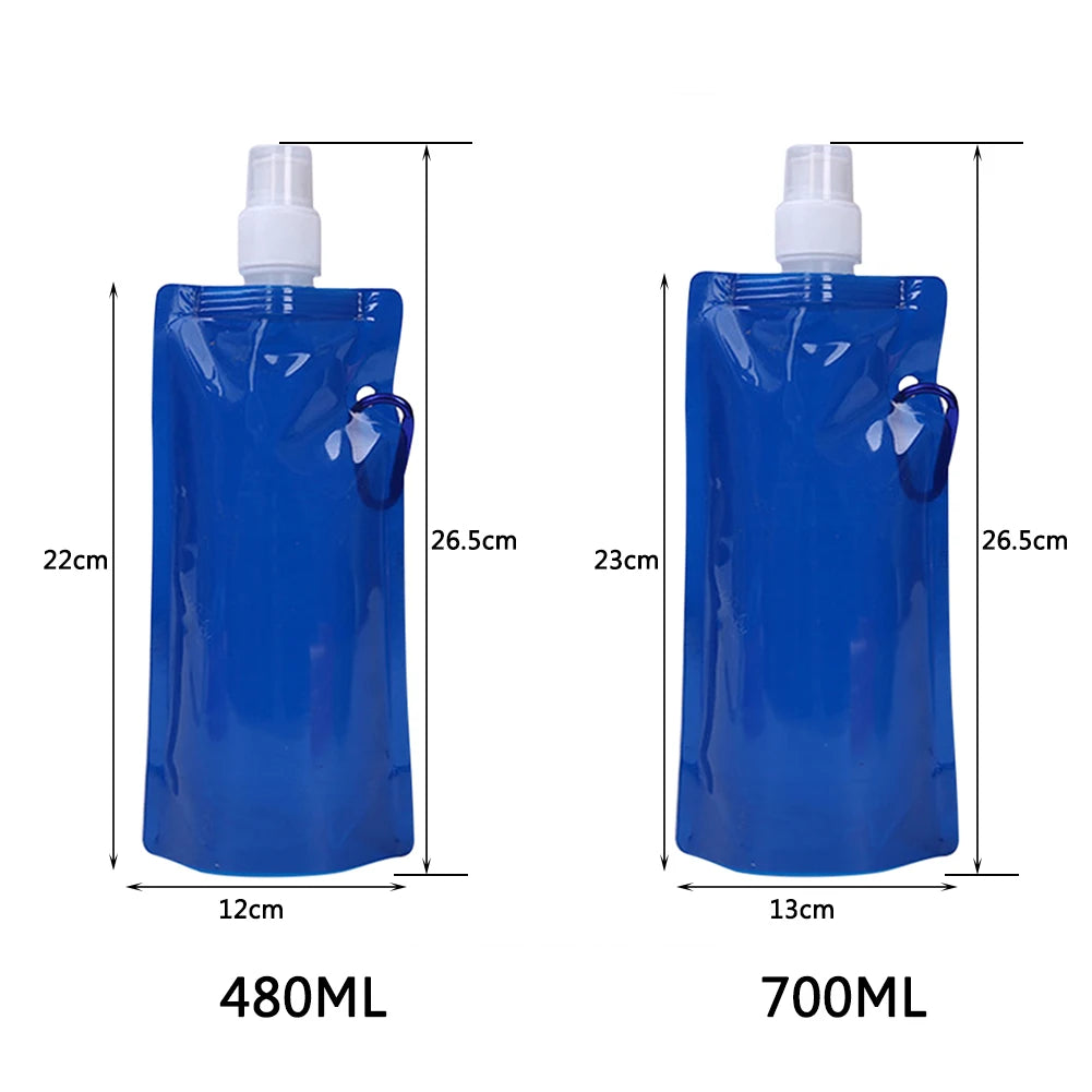 480/700ml Collapsible Water Bottle