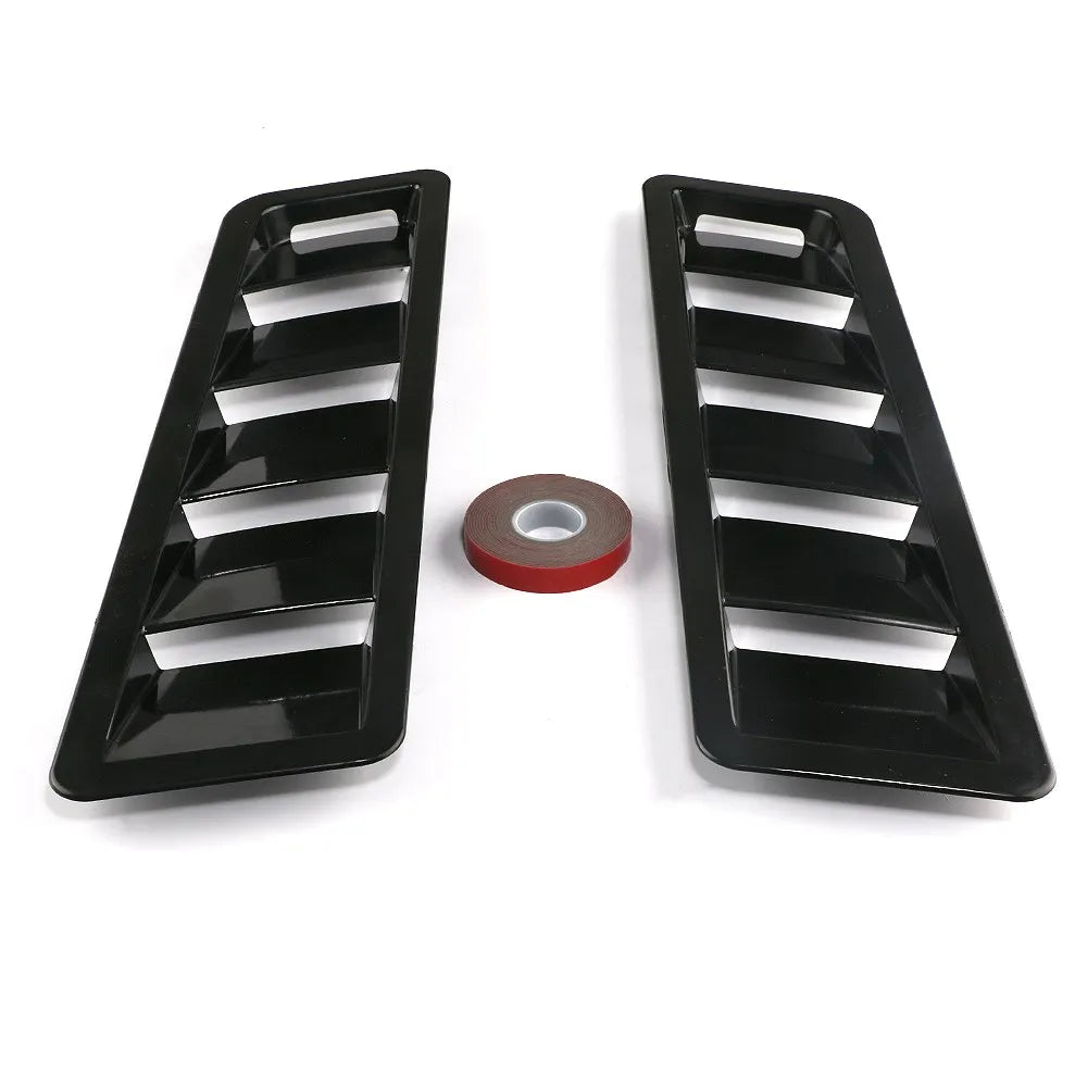 2Pcs Universal Car Hood Scoop Trim