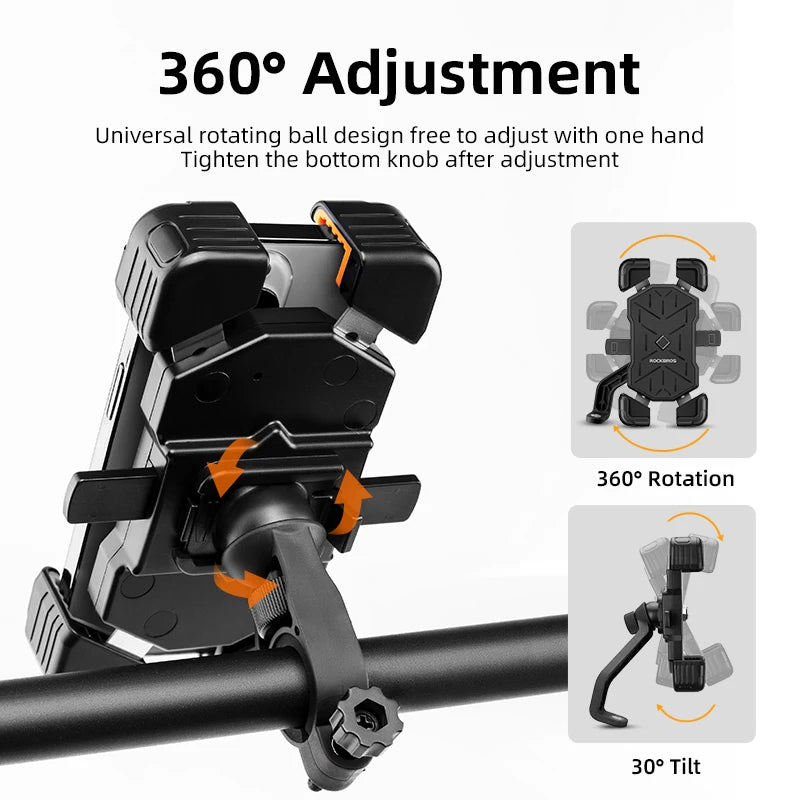 ROCKBROS Bike & Motorcycle Phone Holder