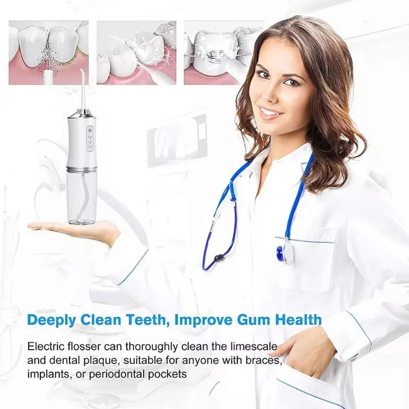 Cordless Dental Water Flosser IPX7 Pro