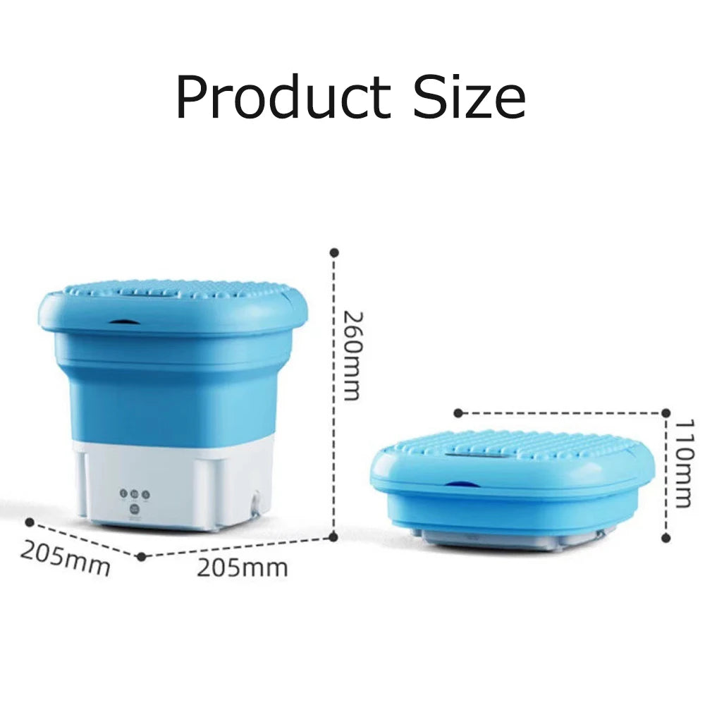Portable Folding Ultrasonic Washing Machine