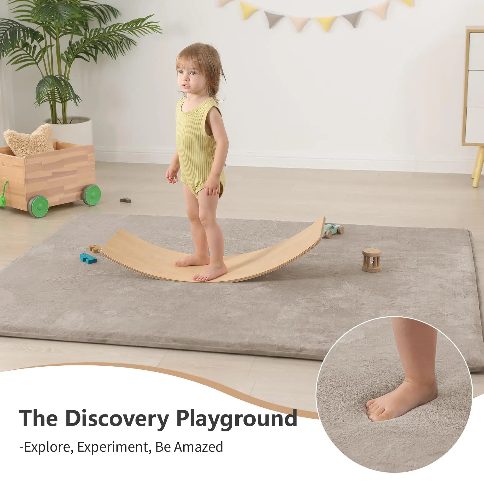 Large Non-Slip Thick Foam Baby Play Mat