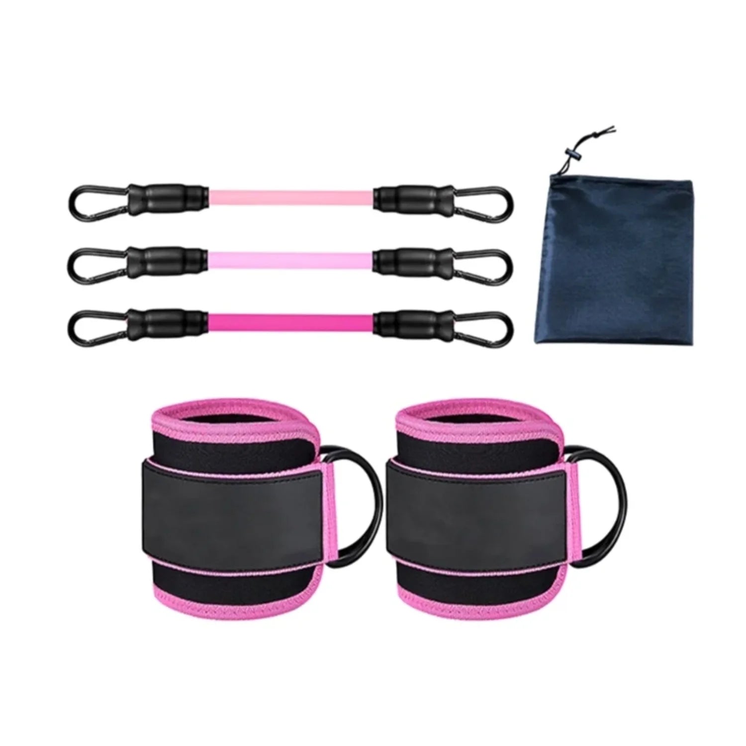 Glutes & Leg Bands with Ankle Strap