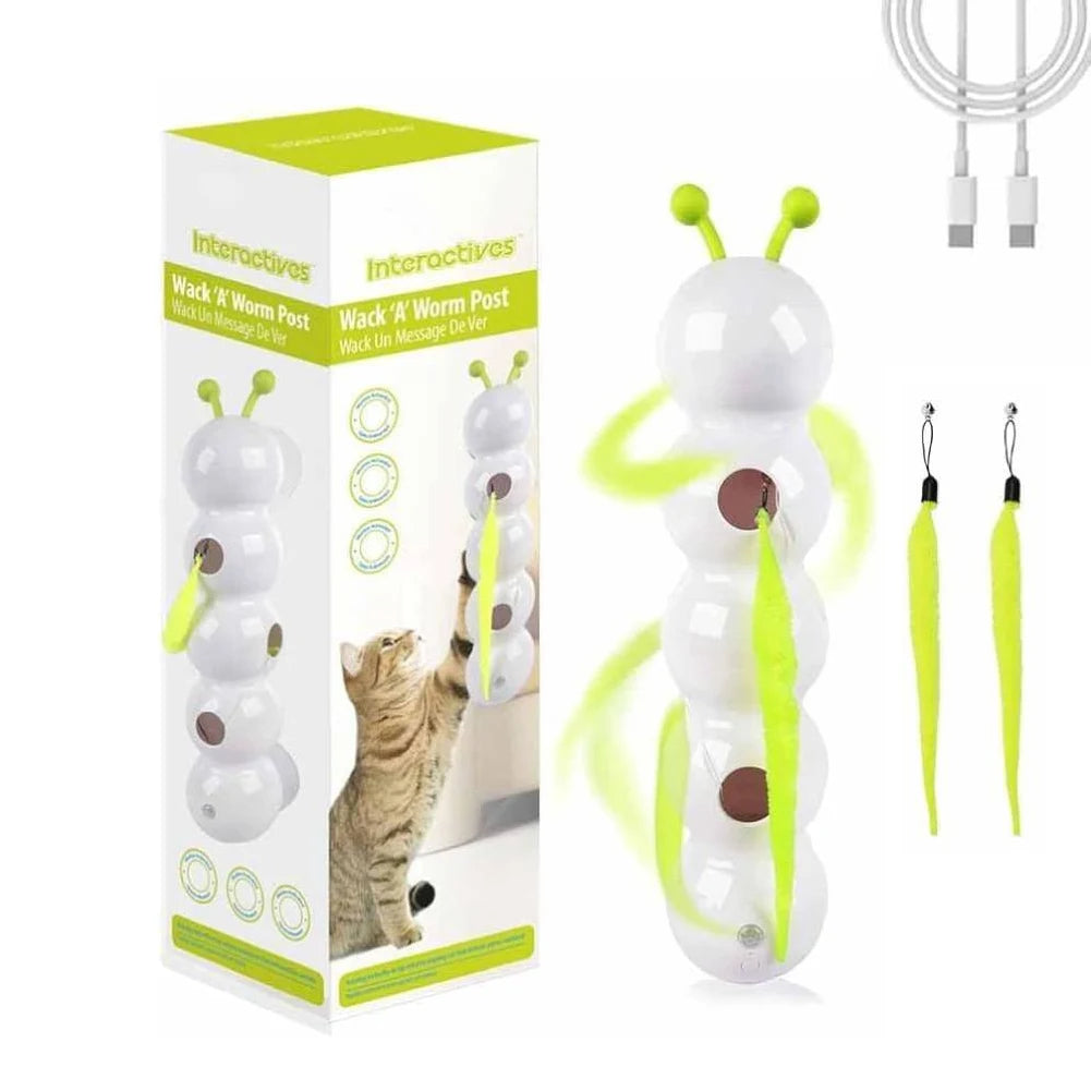 Caterpillar Motion Cat Toy with Tail