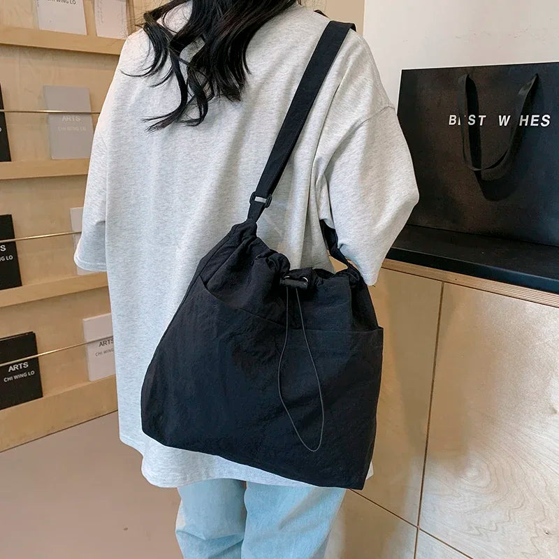 Women's Large Nylon Crossbody Bag