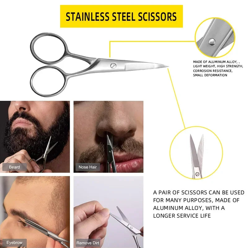 Men’s Beard Grooming Kit with Balm Set