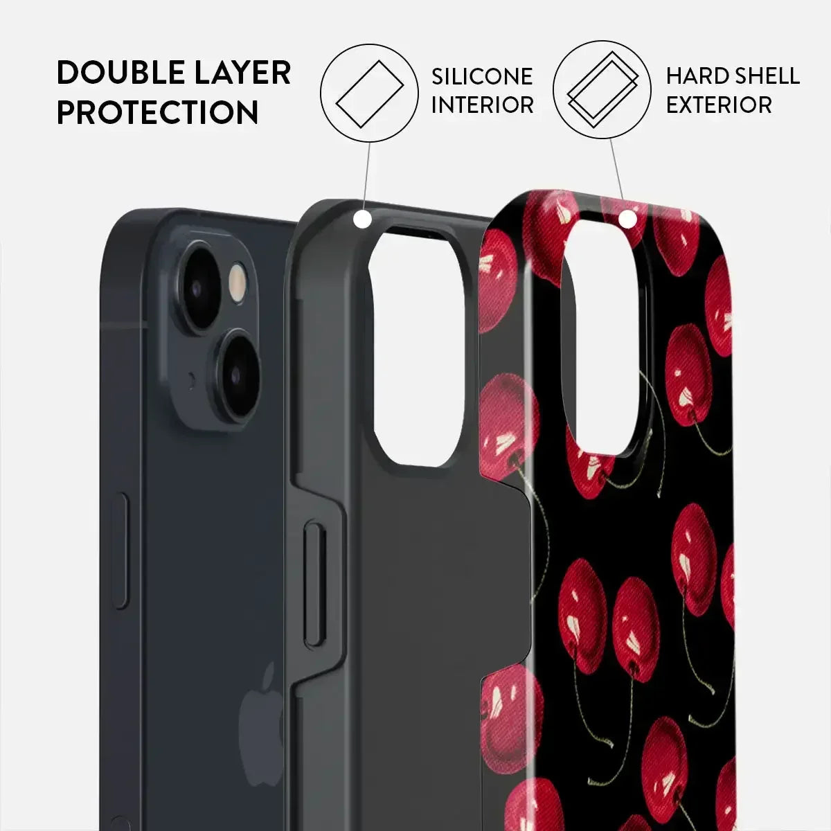 Black Cherry Magnetic iPhone Case